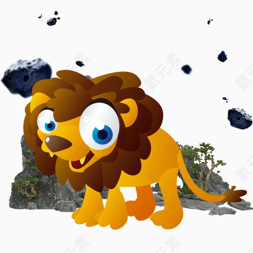 狮子王卡通可爱动物