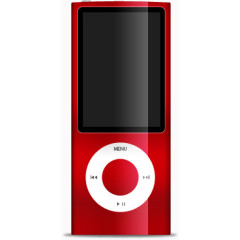 iPod纳米红苹果图标该