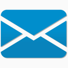 邮件蓝色图标