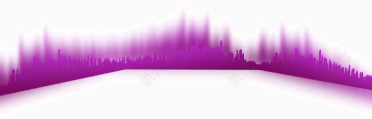 紫色晕染抽象装饰图形