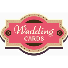 矢量花纹装饰婚礼卡片