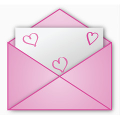 粉红色信封