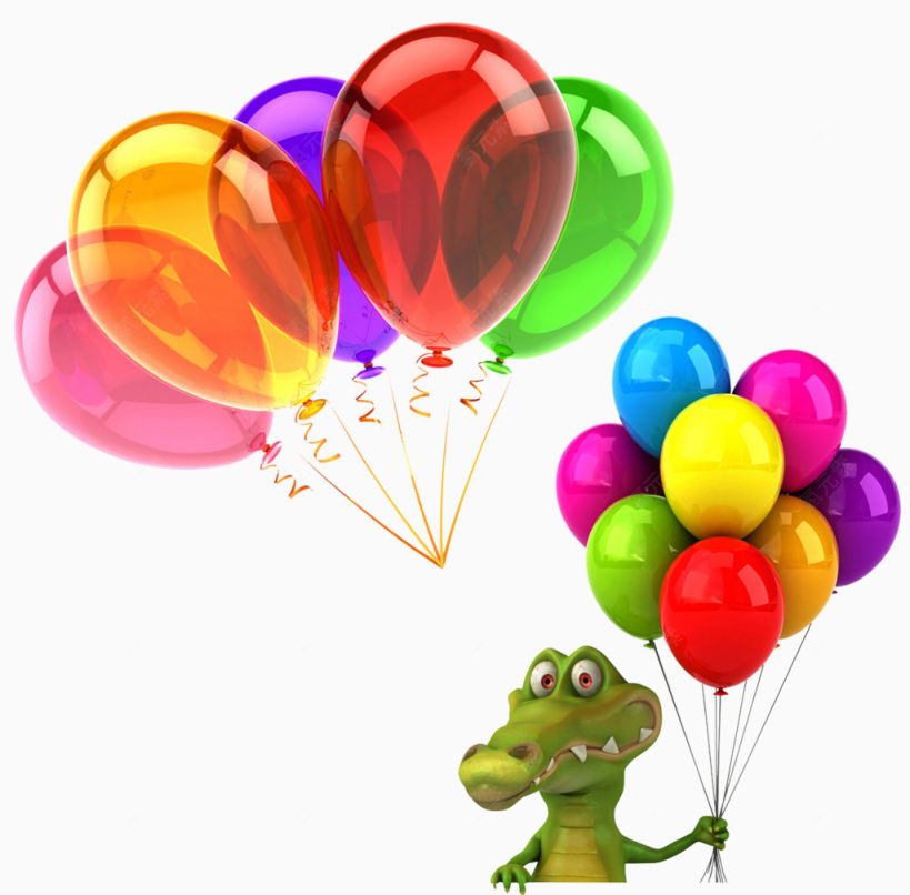 鳄鱼手拿气球下载