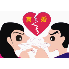 吵架离婚的男女