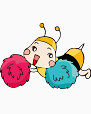 卡通小动物蜂可爱