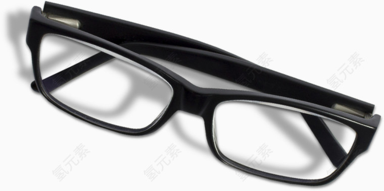 黑色眼镜产品实物免抠素材