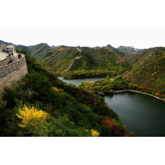 北京怀柔黄花城水长城风景