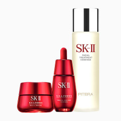 SK-II/SK-II神仙水大红瓶3件套装(护肤精华露160ml+肌源赋活修护精华霜50g+肌源赋活修护精华露30ml)