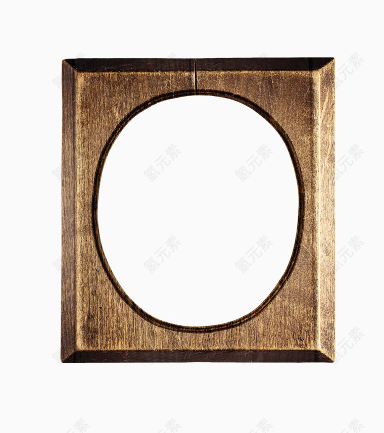 棕色木板圆孔