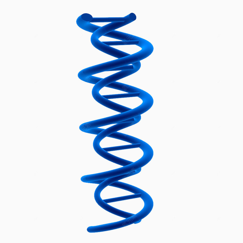 蓝色DNA链条下载