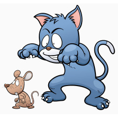 卡通猫和老鼠