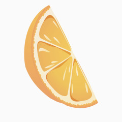 黄色质感橙子水果