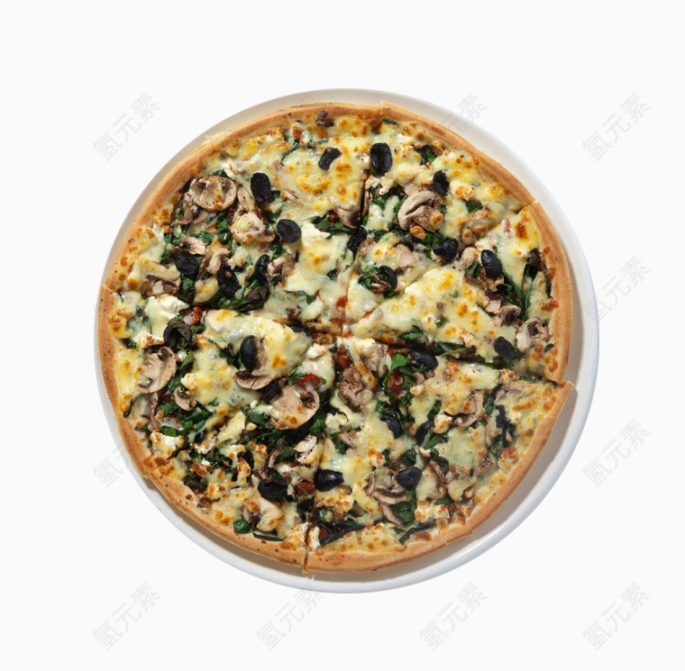 扇贝香菇披萨