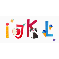 动物字母IJKL