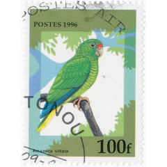 绿色鹦鹉邮票