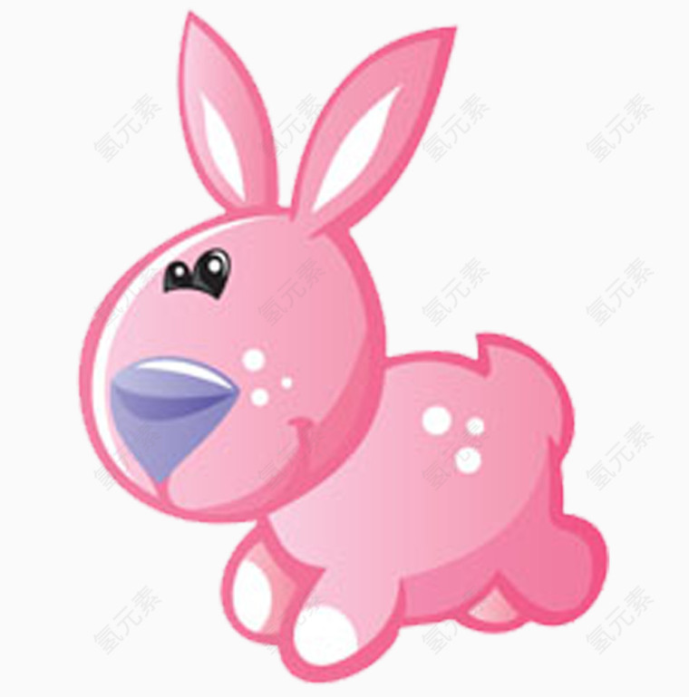 粉色兔子