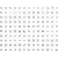 精美灰色网页小图标矢量素材