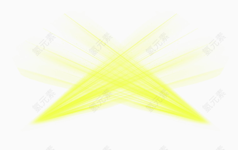 黄色交叉灯光