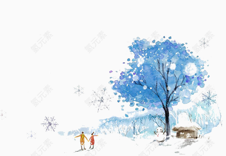 冬天的树图片素材