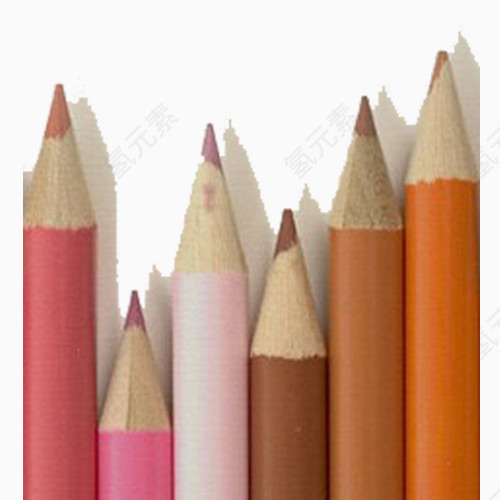 褐色系彩绘铅笔