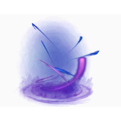 紫色毒物游戏炫光