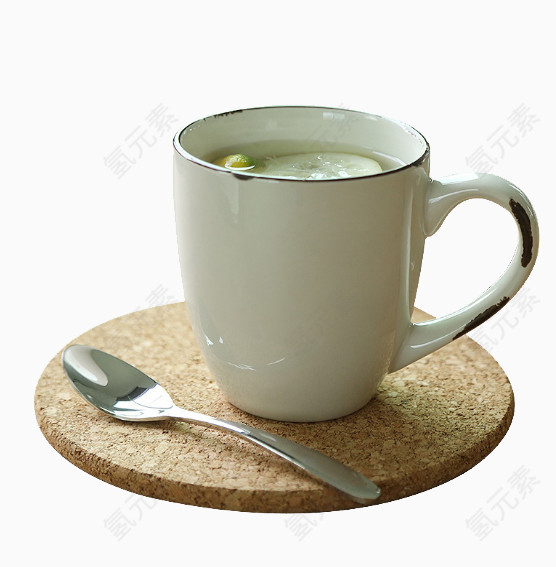 杯垫上的茶杯