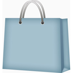 蓝色漂亮购物袋