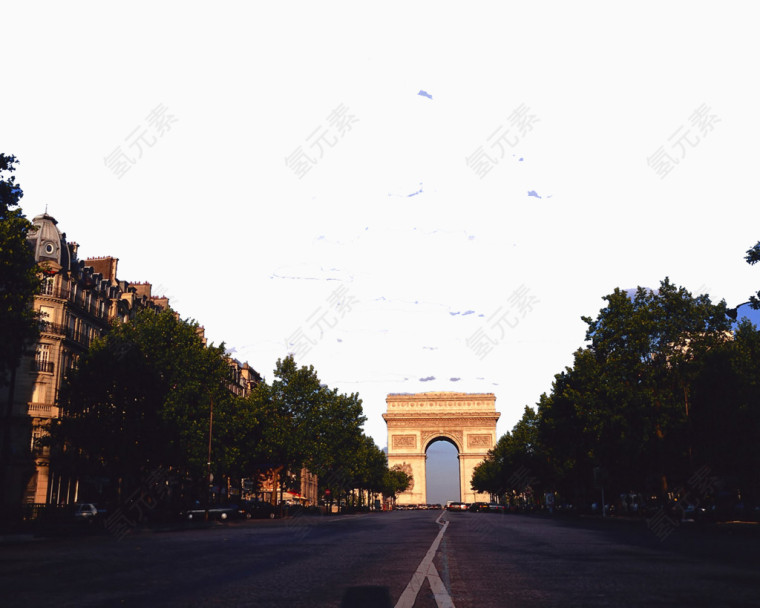 法国巴黎城市风景