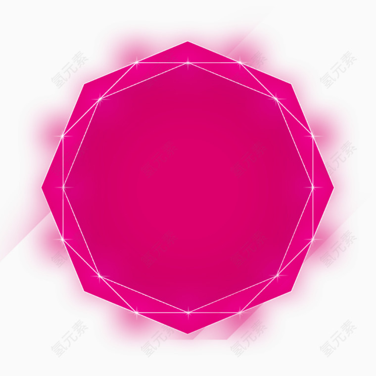 粉色菱形