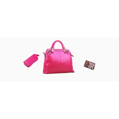 粉红色手提包