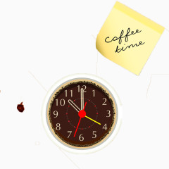咖啡时间钟表