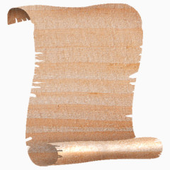卷曲的边缘破损的褐色的木纹的纸张
