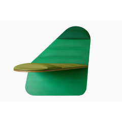 墨绿色方形椅子