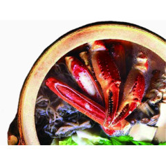蟹煲食品画册图片