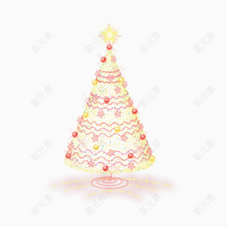灯光圣诞树
