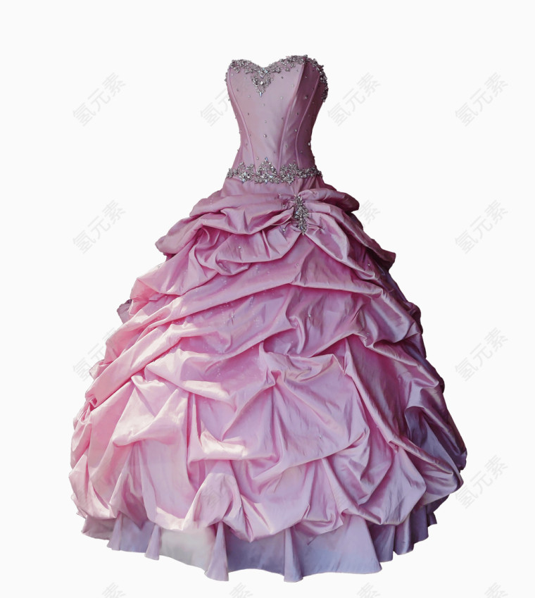 紫色高贵婚礼婚纱