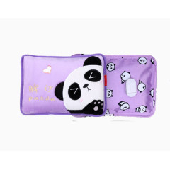 紫色熊猫电暖宝