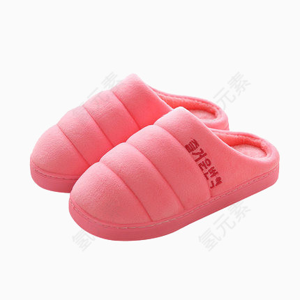 粉色保暖鞋