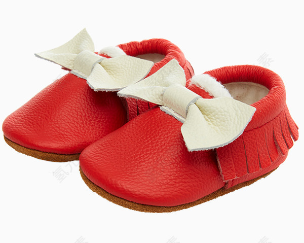 大红色婴儿鞋