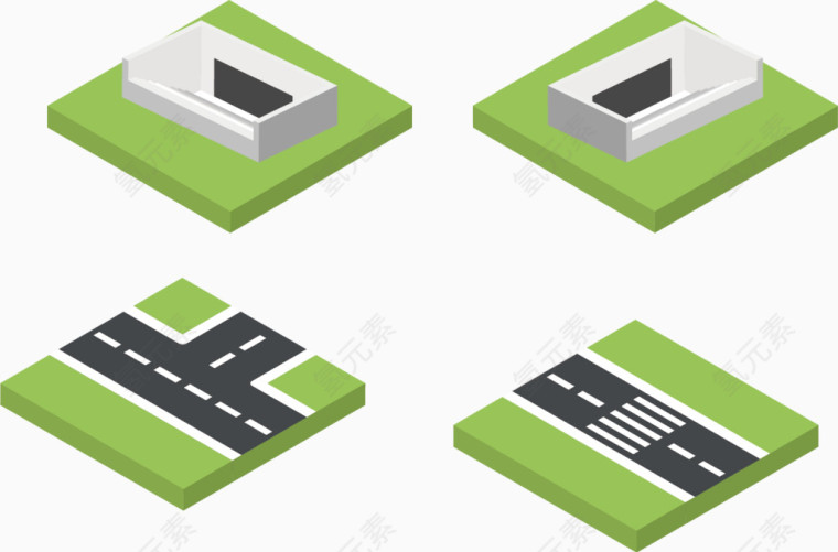 道路设计矢量免费下载