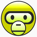 可爱猴子头像图标