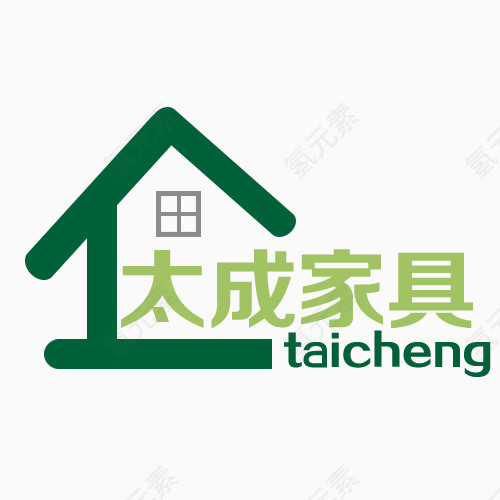 家具类的店标房屋类标志logo