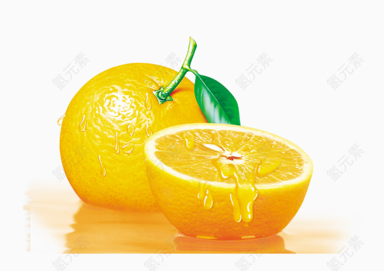 黄黄的橙子