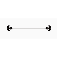 箭头曲线分隔符分割框矢量素材