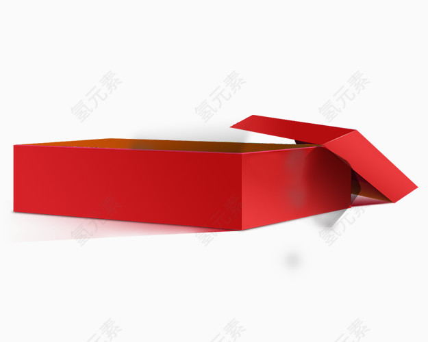 红色的包装盒