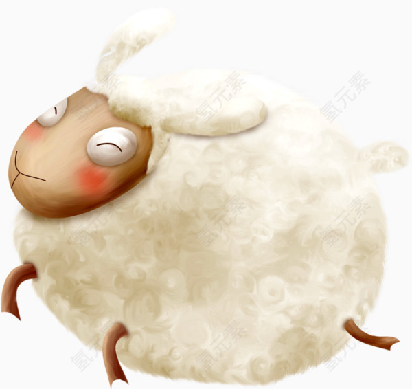 白色绵羊
