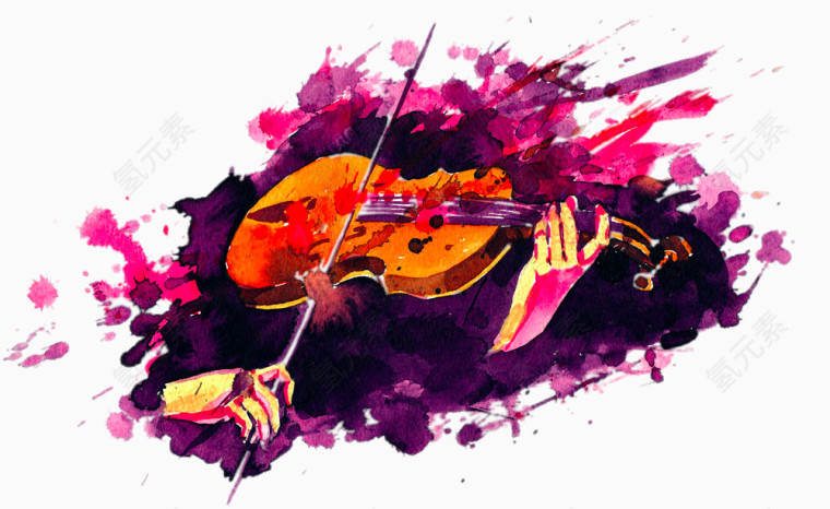 紫色手提琴