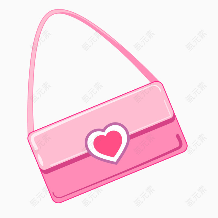 粉色女性挎包手提包