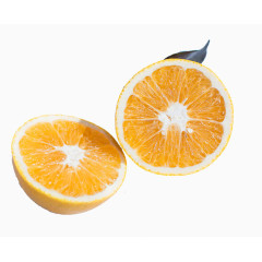 刚切开的橙子