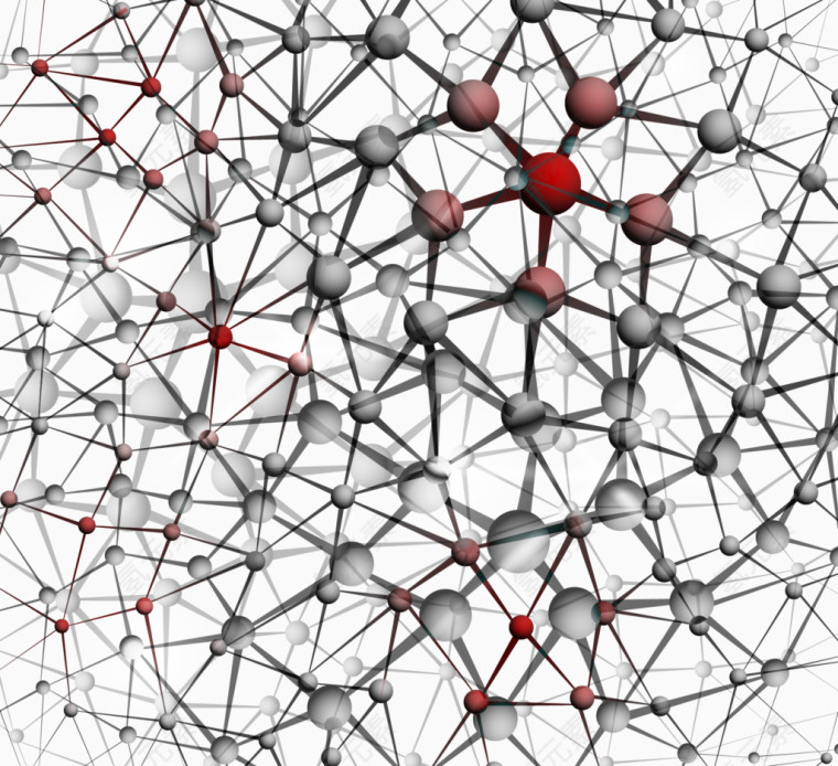 抽象科学化学分子结构